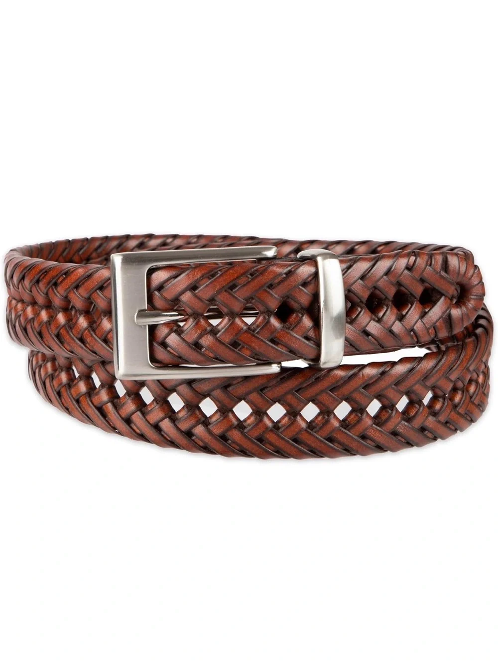 Dockers Brown Braided Belt Size 34